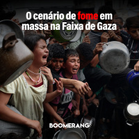 T15E7: O cenário de fome em massa na Faixa de Gaza