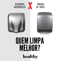 T1E3: Quem limpa melhor? Secadores automáticos x Toalhas de papel