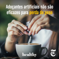 T9E16: Adoçantes artificiais não são eficazes para perda de peso